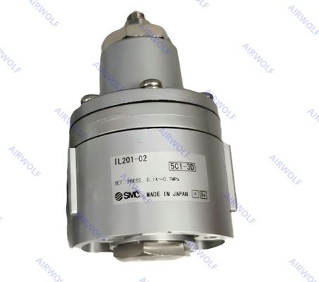 SMC 1/4"  Aluminum Alloy Diaphragm Type Single Doube Acting 3 Port Lock-up Valve IL201-02	IL220-02 IL211-02B IL201-N02 IL220-N02 IL211-F02 IL211-N02B IL211-F02B