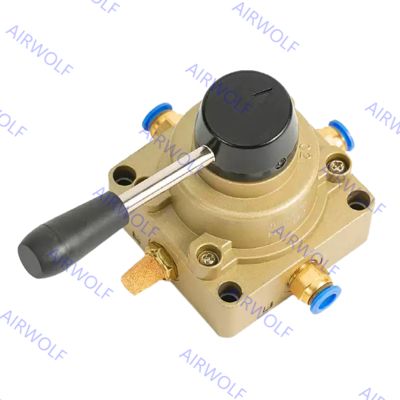 HV-02, HV-03, HV-04, HV400-02, HV400-03, HV400-04 Sunrise Nielsen HV Series 4/3 way Hand Rotary Valve 1/4", 3/8", 1/2"