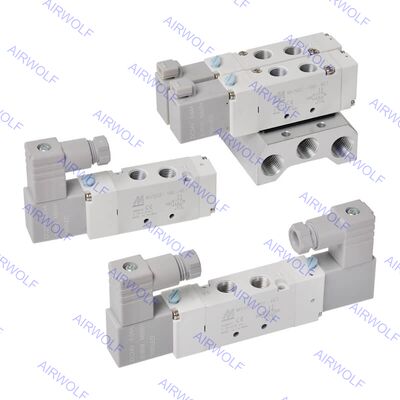 Mindman MVSD2-180-4E1 MVSD2-180-4E2 MVSD2-180-4E2C, P, R 5/2 way  5/3 way Solenoid Valve 1/8"