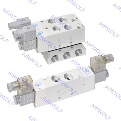 Mindman MVSE-500-4E1 MVSE-500-4E2 5/2 way  Solenoid Valve 1/2"