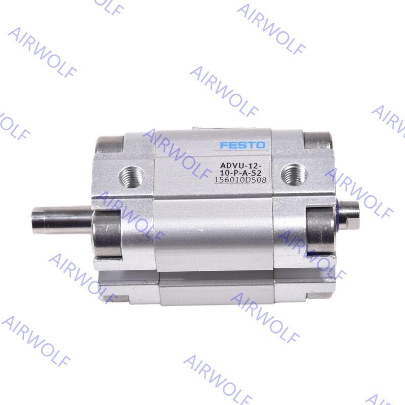 Festo ADVU-12-...-P-A,-16,-20,-25 -S2 -S6 Variable Stroke Double-Acting Compact Cylinder