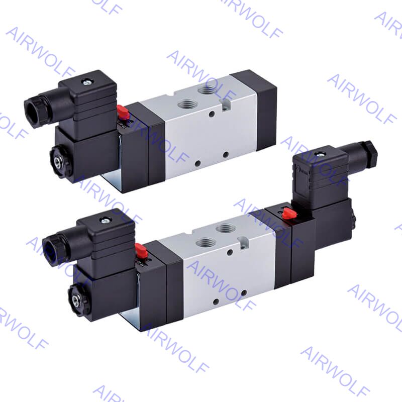 Mindman MVSE2-300-4E1 MVSE2-300-4E2 MVSE2-300-4E2C, R 5/2 way  5/3 way Solenoid Valve G1/4