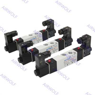 5 / 2,5 / 3 ওয়ে Airtac ইলেকট্রিক solenoid ভালভ 4V110-M5,4V110-06,4V130C / ই / পি 06,4V120-06