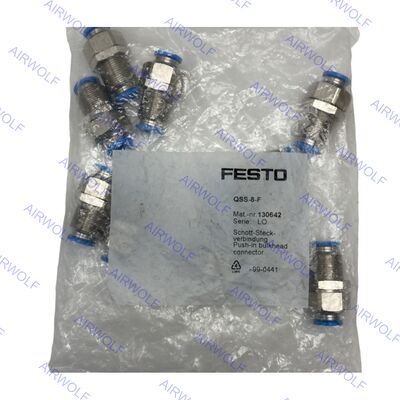 ফেস্টো QSS-8-F QSS-10-F QSS-12-F QSS সিরিজ পুশ-ইন বাল্কহেড সংযোগকারী